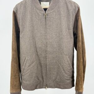 Niuhans Suede/Wool Bomber